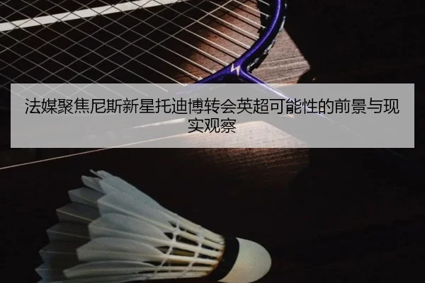 法媒聚焦尼斯新星托迪博转会英超可能性的前景与现实观察